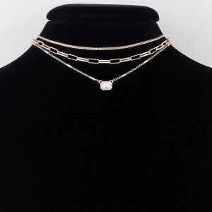 Triple Jeweled Choker Necklace